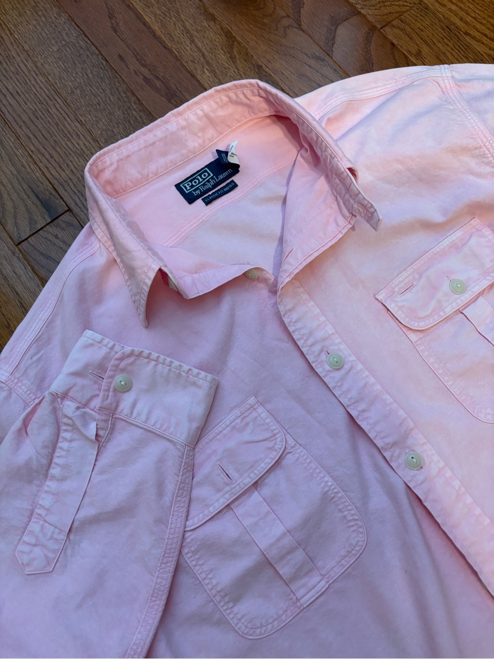 Polo Ralph Lauren Classic Fit Pink Oxford Workshirt Men’s Large- *NWOT*
